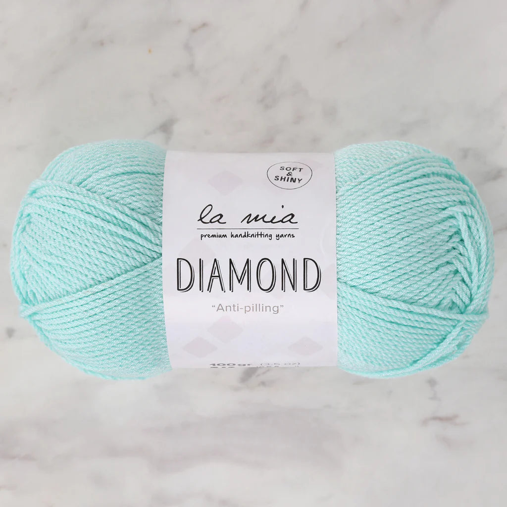 La Mia Diamond Yarn - Pastel Green