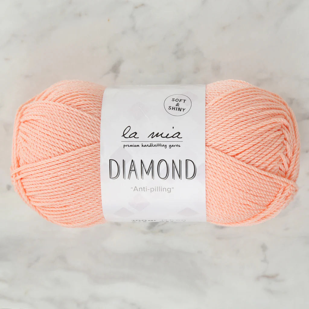 La Mia Diamond Yarn - Peach