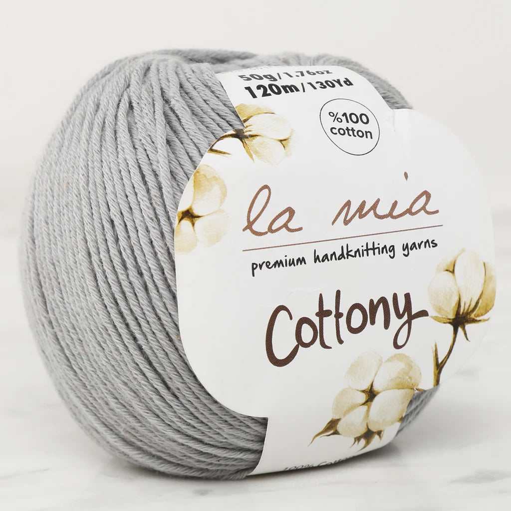 La Mia Cottony Baby Yarn - Grey
