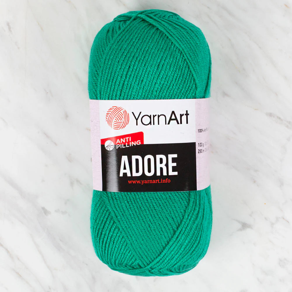 Adore Anti Pilling Yarn - Medium Green