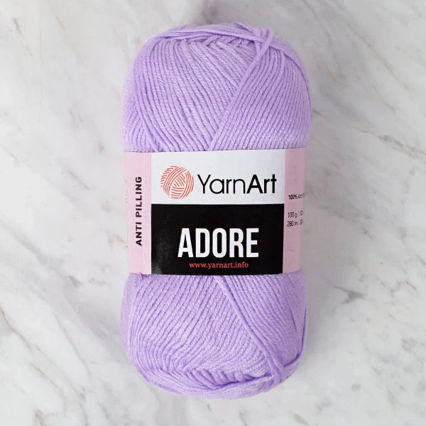 Adore Anti Pilling Yarn - Lilac 337