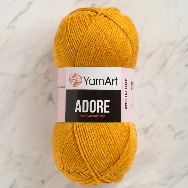 Adore Anti Pilling Yarn - Mustard 334